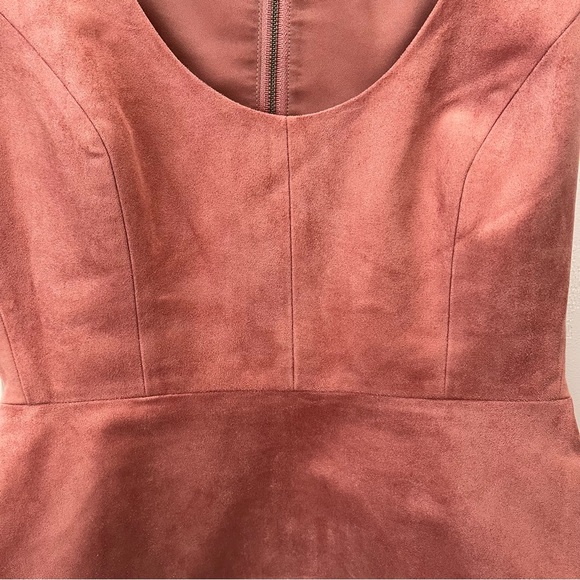 BCBG Cladiana Vegan Suede Peplum Top - Picture 4 of 11